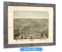 The City Of Denison Grayson Co Texas 1876 State of Texas