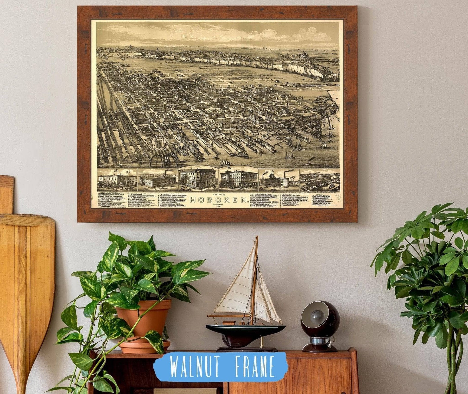 The City Of Hoboken New Jersey 1881 State of New Jersey