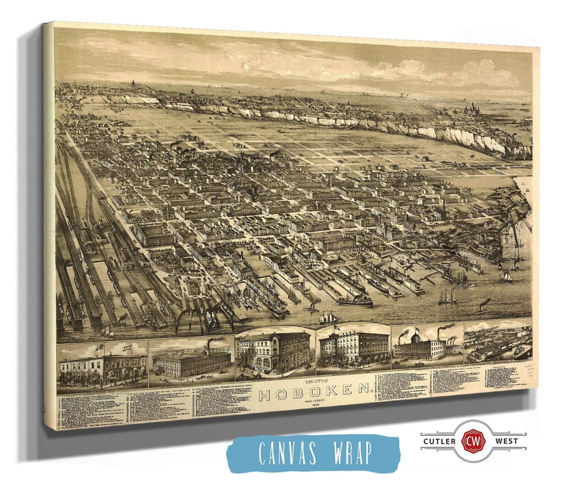 The City Of Hoboken New Jersey 1881 State of New Jersey