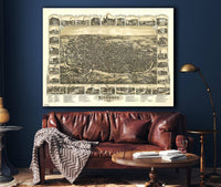 The City Of Richmond Indiana 1884 State of Indiana