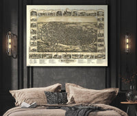 The City Of Richmond Indiana 1884 State of Indiana