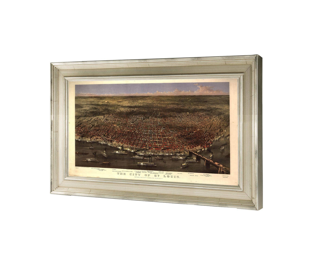 The City Of St Louis  Sketched