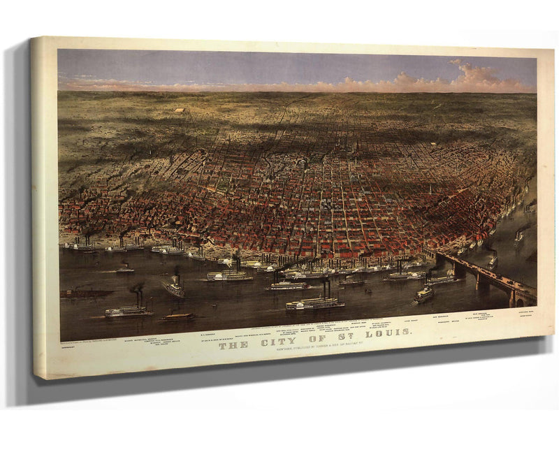 The City Of St Louis  Sketched