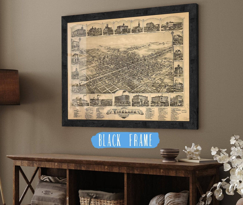 The City Of Vineland New Jersey 1885 State of New Jersey