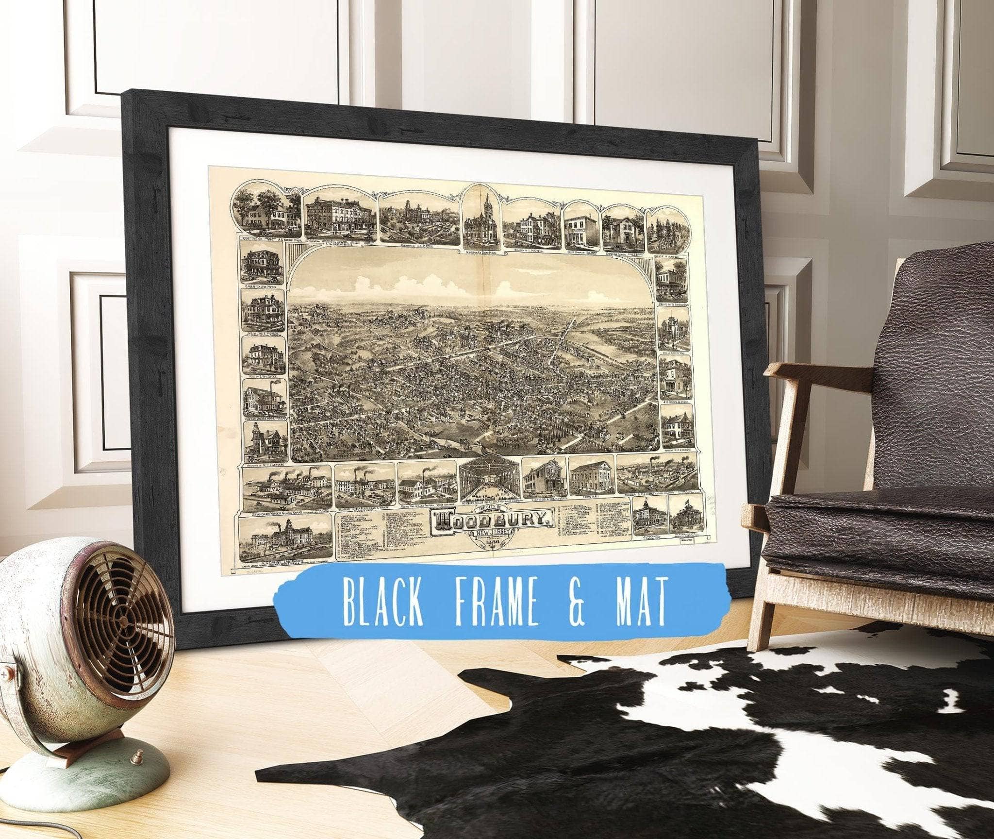 The City Of Woodbury New Jersey 1886 State of New Jersey
