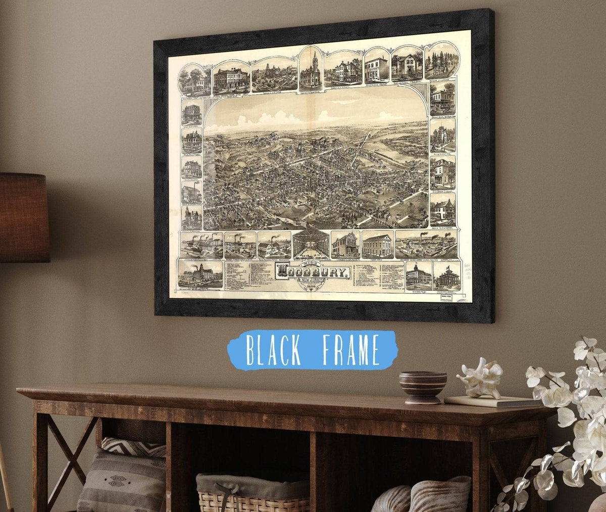 The City Of Woodbury New Jersey 1886 State of New Jersey