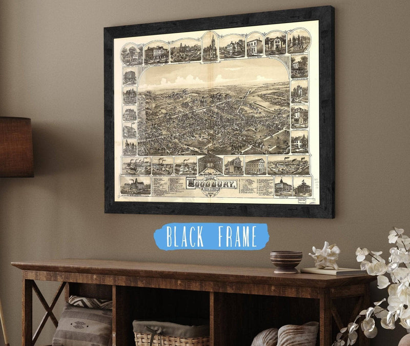 The City Of Woodbury New Jersey 1886 State of New Jersey