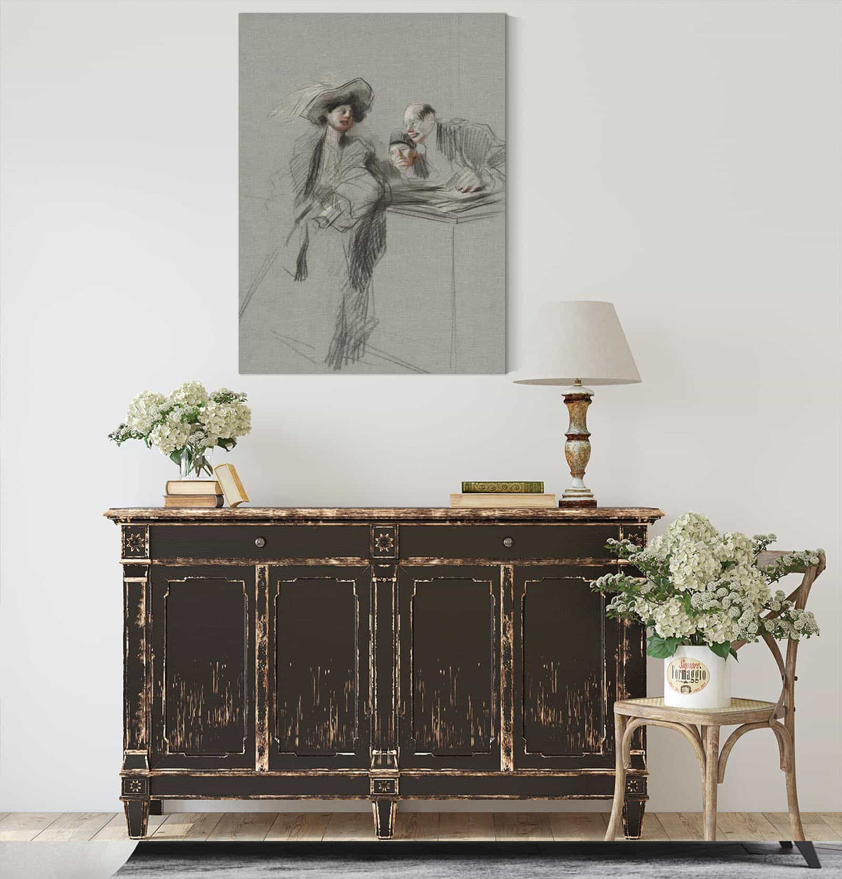 The Client Fourth Quarter S Or First Third S by Jean Louis Forain