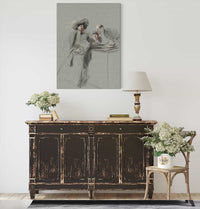 The Client Fourth Quarter S Or First Third S by Jean Louis Forain