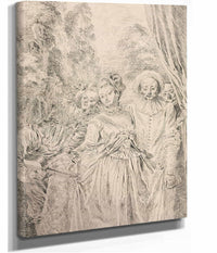 The Clothes Are Italian by Jean Antoine Watteau