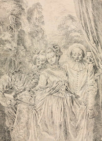 The Clothes Are Italian by Jean Antoine Watteau