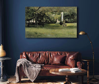 The Cluny Museum Garden In Paris By Albert Edelfelt