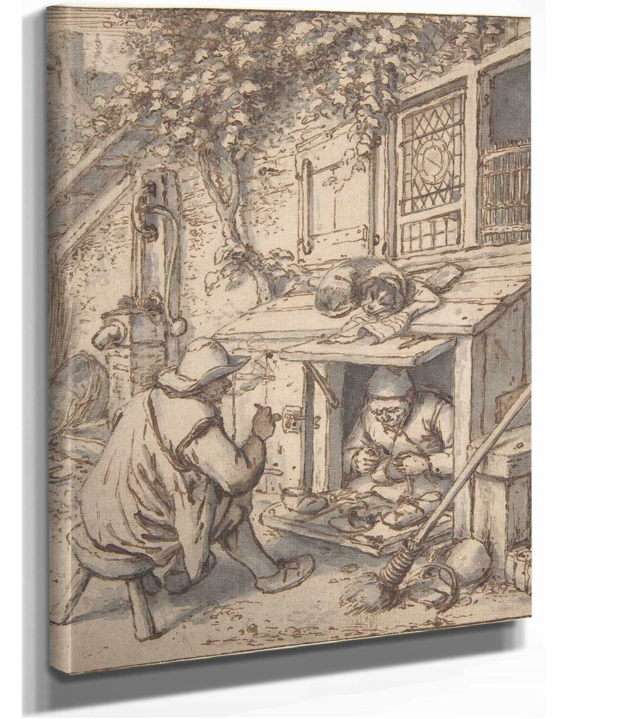 The Cobbler Th Century by Adriaen Van Ostade