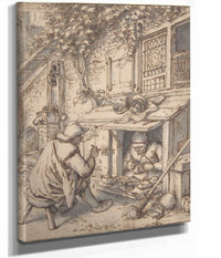 The Cobbler Th Century by Adriaen Van Ostade