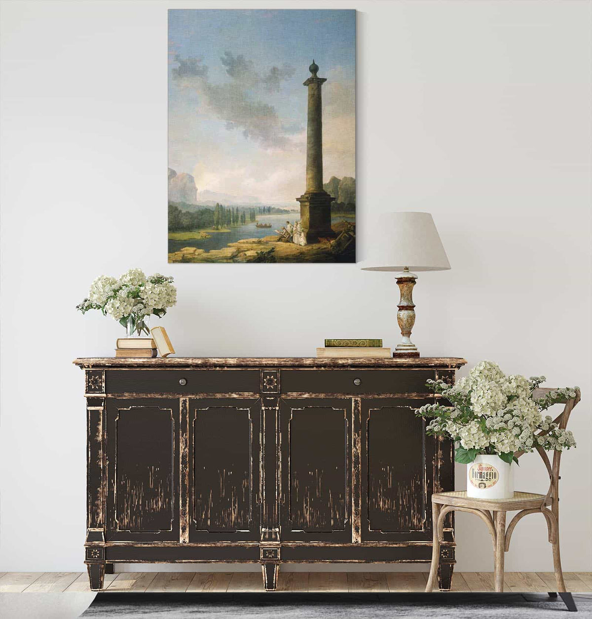 The Column by Hubert Robert