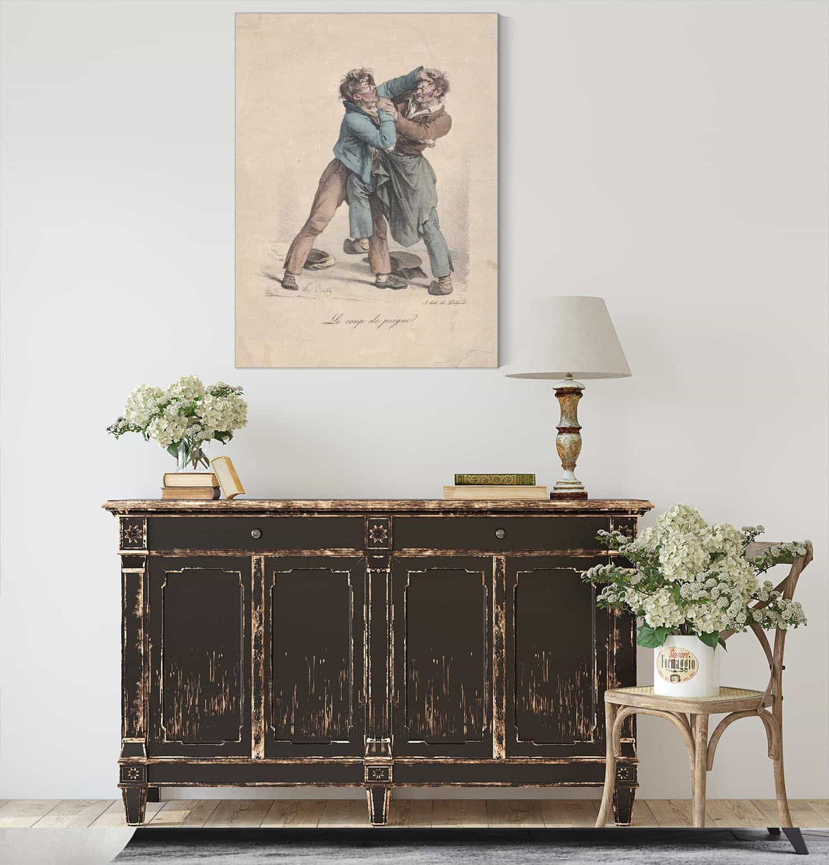 The Comb Punch by Louis Leopold Boilly