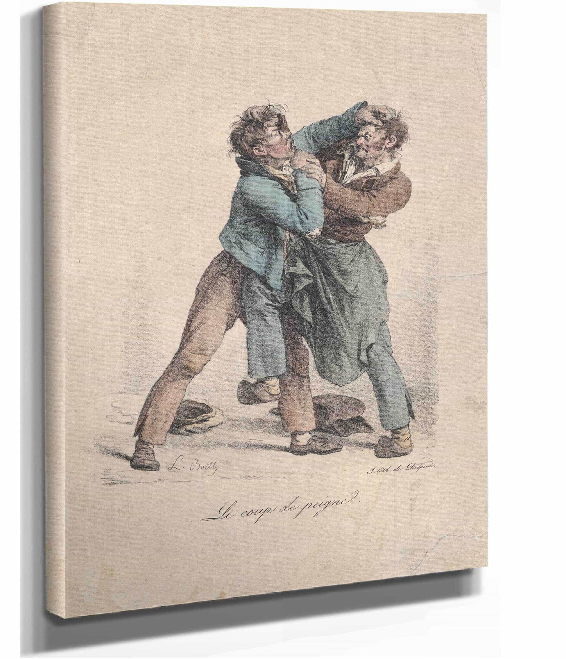 The Comb Punch by Louis Leopold Boilly