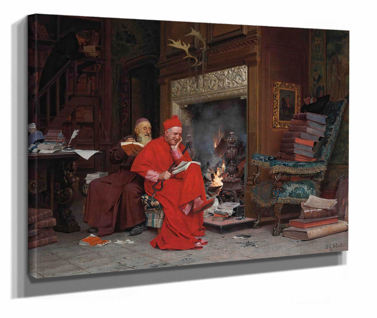 The Committee On Moral Books by Jehan Georges Vibert