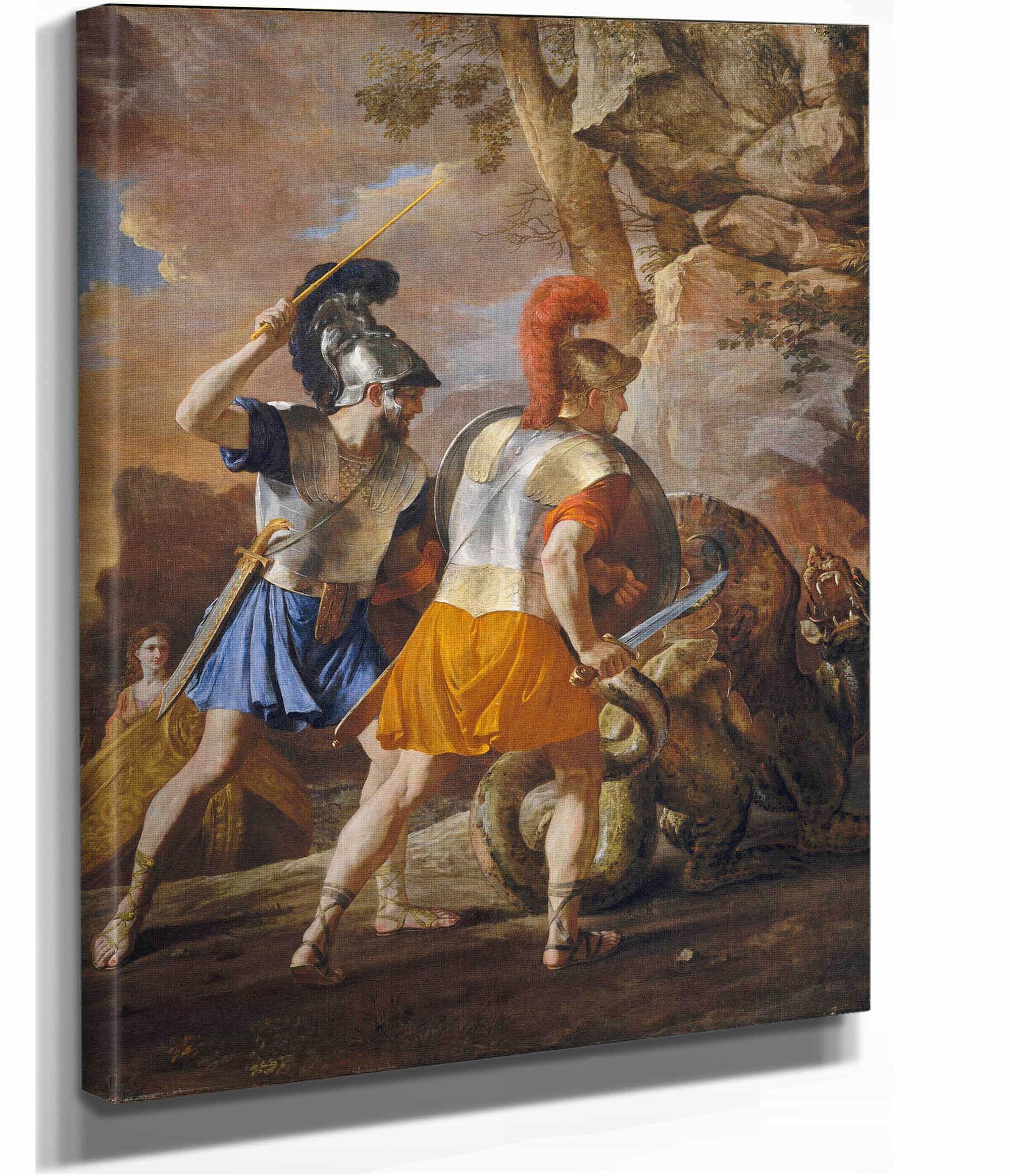 The Companions Of Rinaldo by Nicolas Poussin