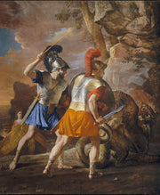 The Companions Of Rinaldo by Nicolas Poussin