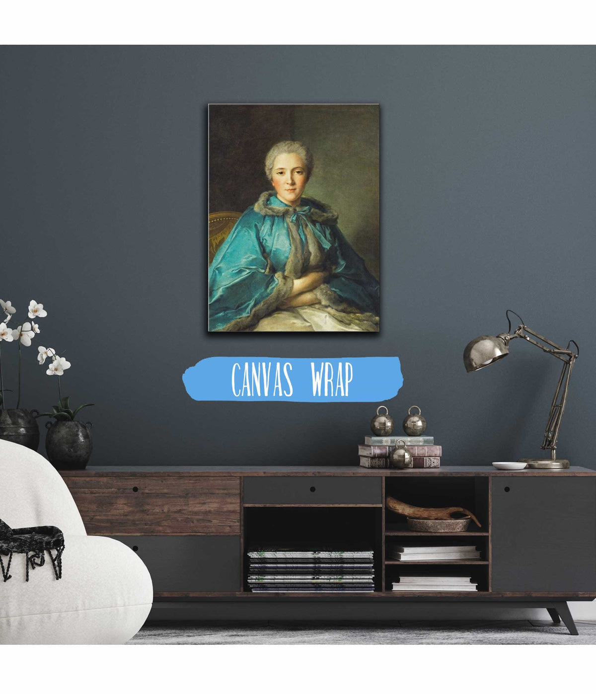 The Comtesse De Tillieres by Jean Marc Nattier