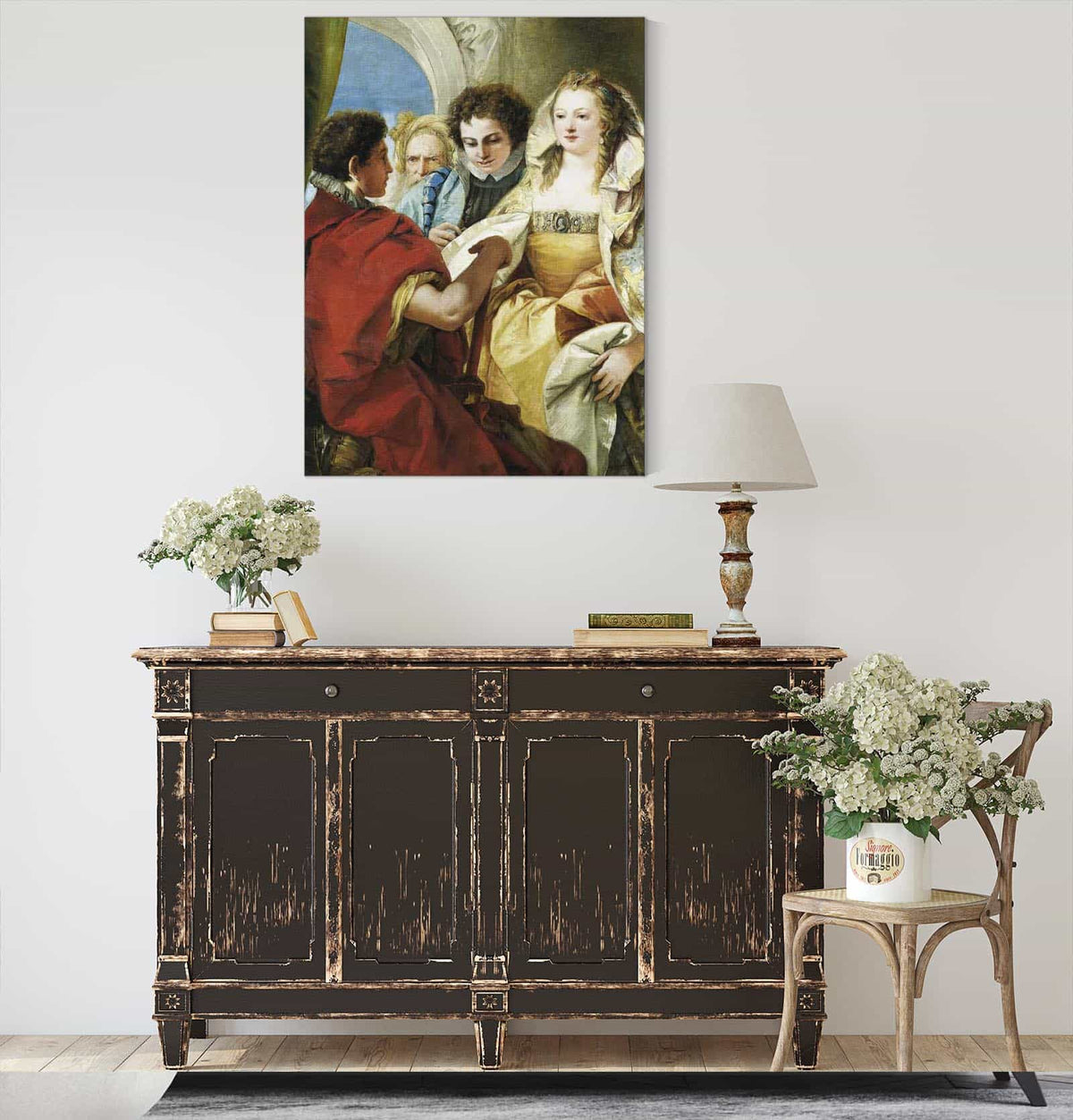 The Continence Of Scipio by Giovanni Domenico Tiepolo