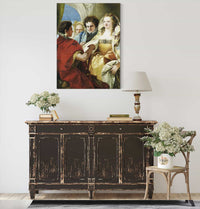 The Continence Of Scipio by Giovanni Domenico Tiepolo