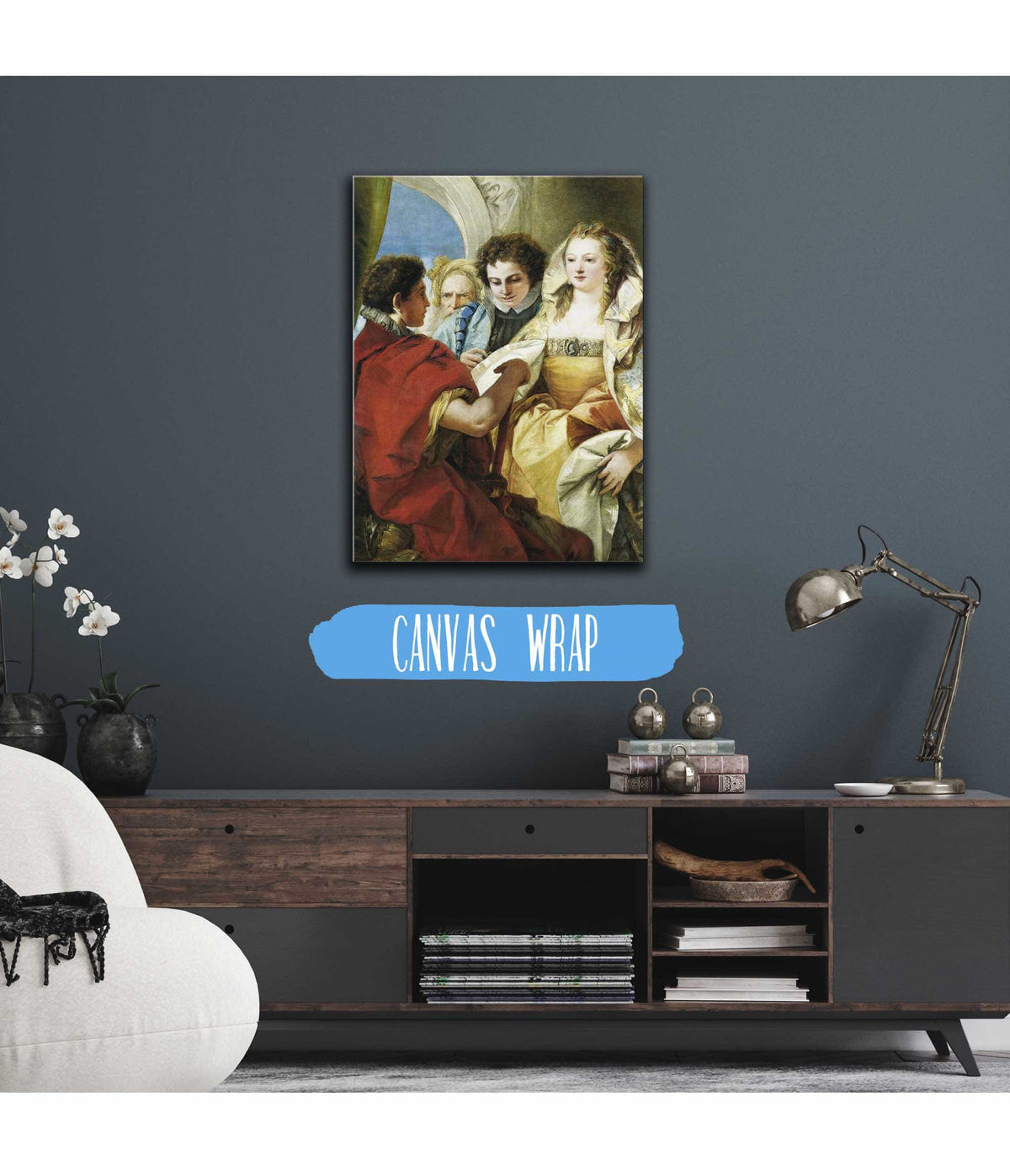 The Continence Of Scipio by Giovanni Domenico Tiepolo