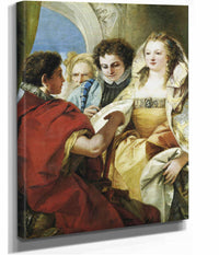 The Continence Of Scipio by Giovanni Domenico Tiepolo