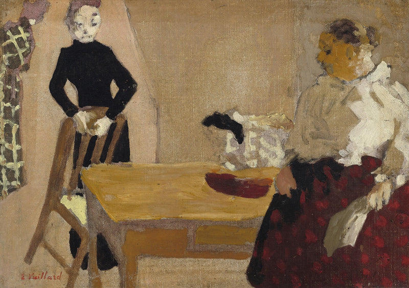 The Conversation by Edouard Vuillard
