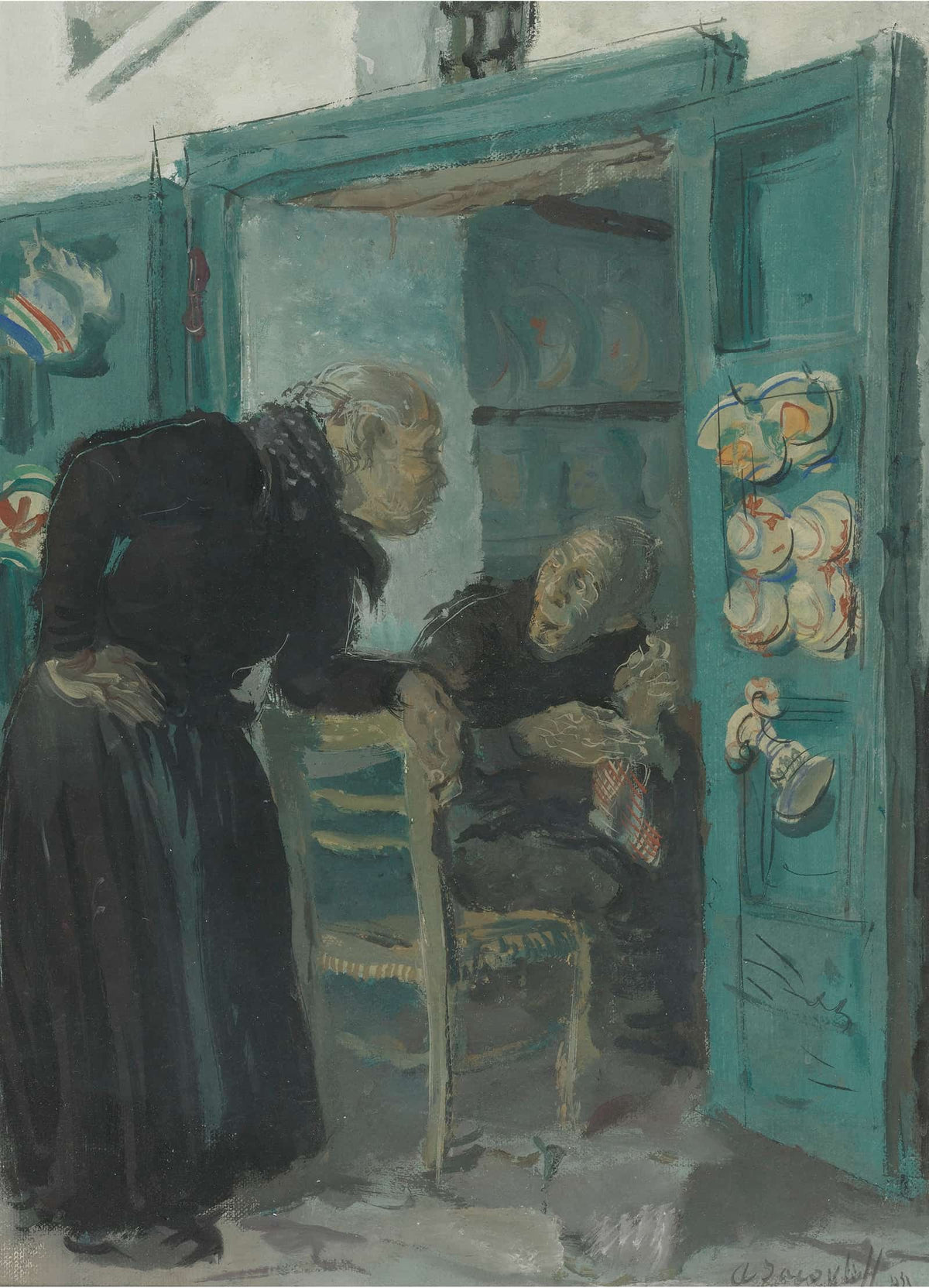 The Conversation Capri by Alexander Evgenievich Yakovlev