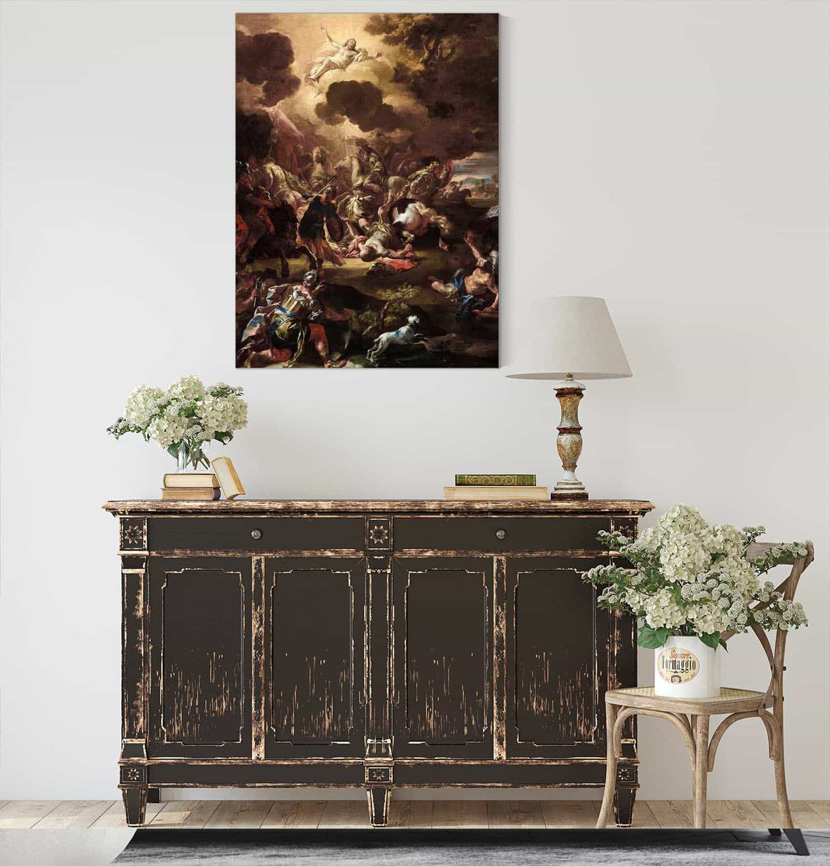 The Conversion Of Saul by Francesco Solimena