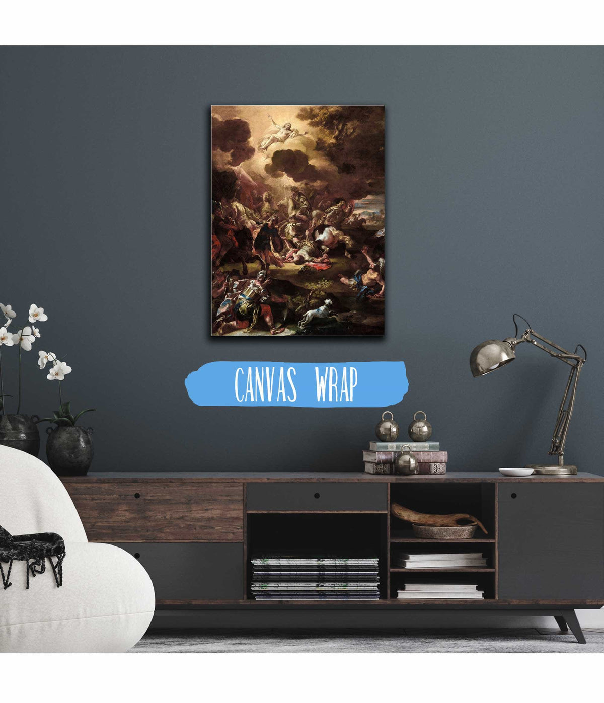 The Conversion Of Saul by Francesco Solimena