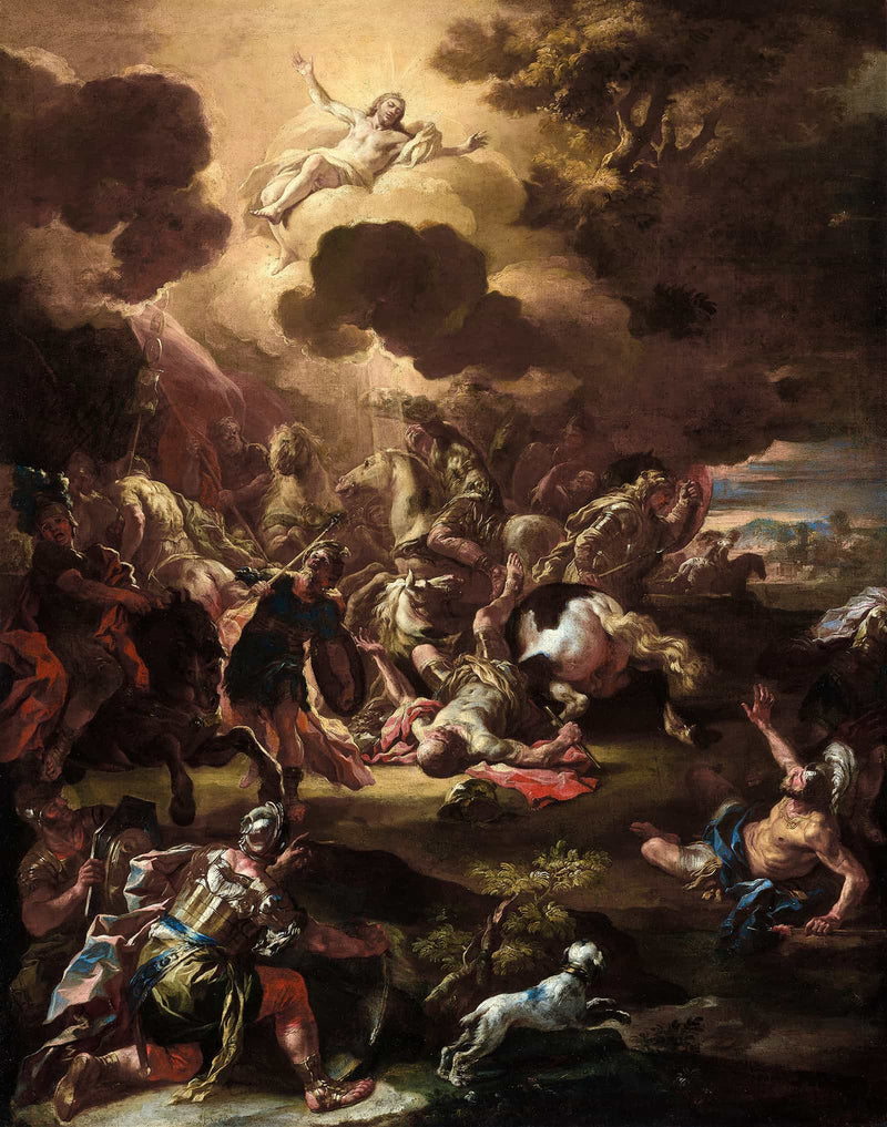 The Conversion Of Saul by Francesco Solimena