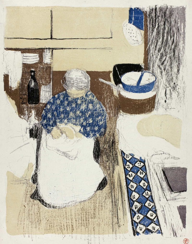 The Cook Plate Eleven From Landscapes And Interiors by Edouard Vuillard