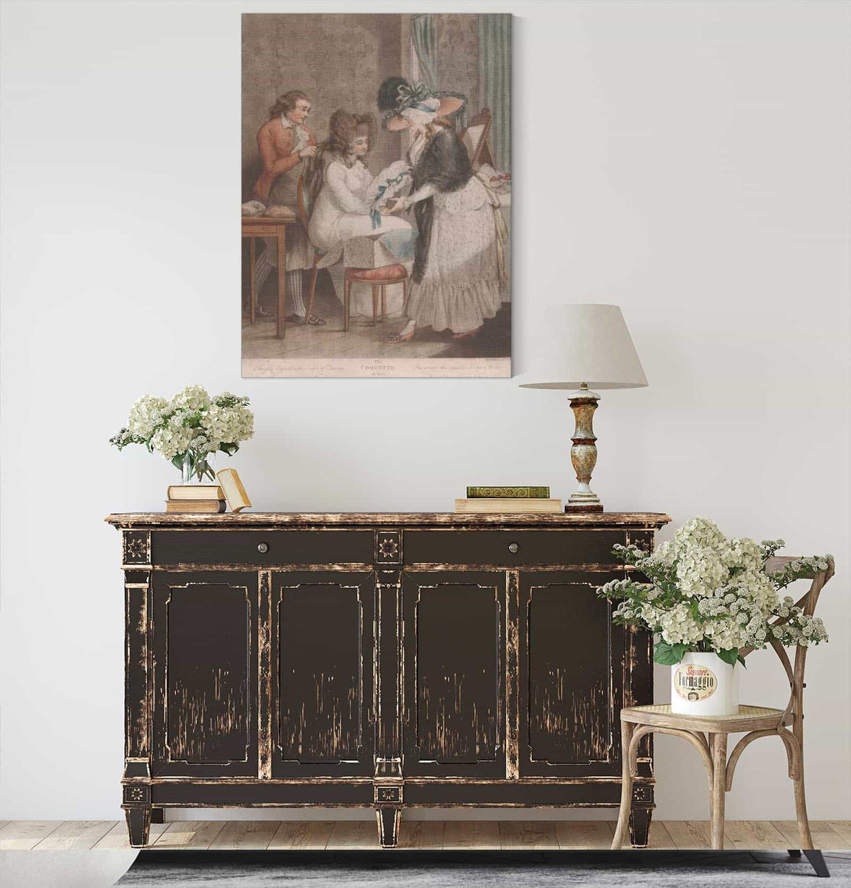 The Coquette At Her Toilet by George Morland