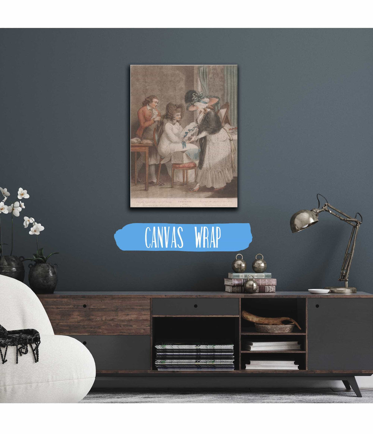 The Coquette At Her Toilet by George Morland