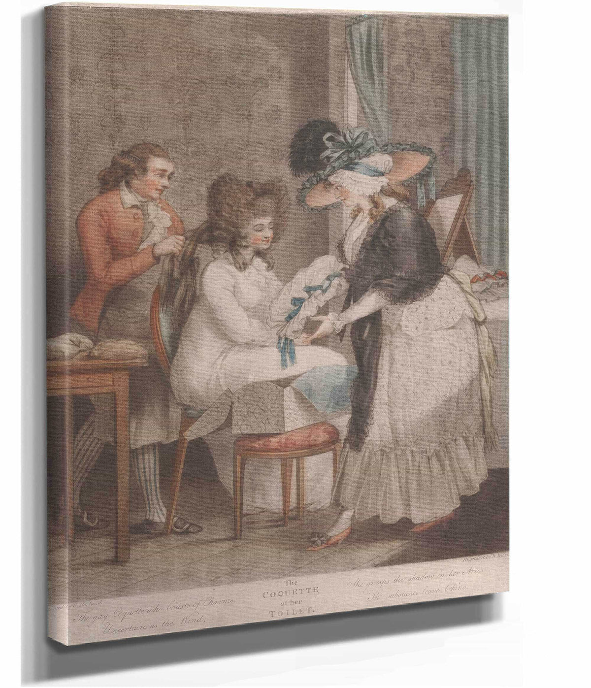 The Coquette At Her Toilet by George Morland