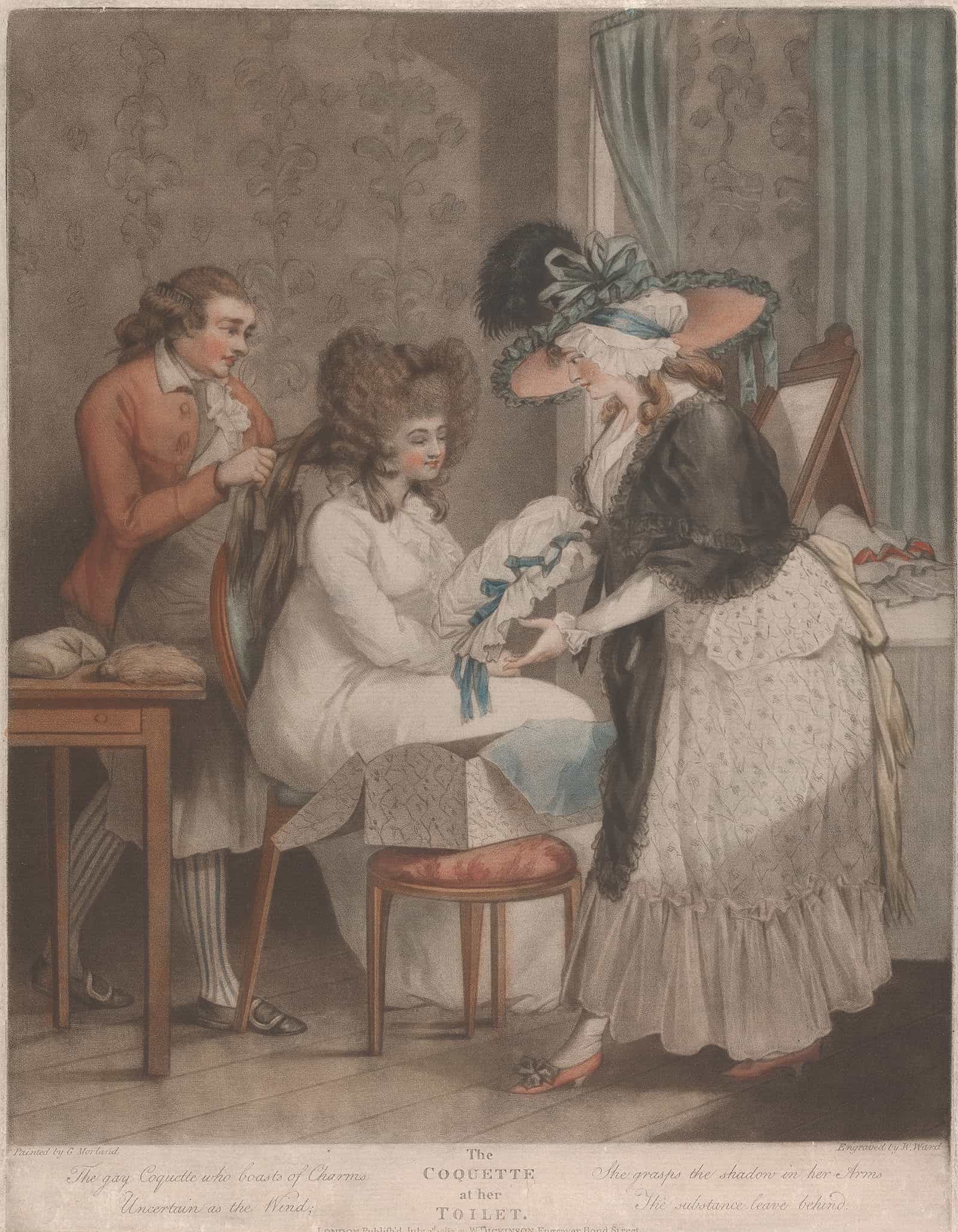 The Coquette At Her Toilet by George Morland