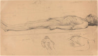 The Corpse Study For The Dead Christ by Felix Vallotton