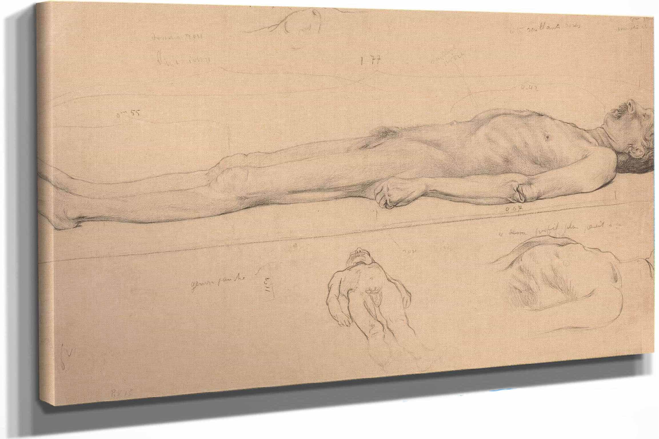 The Corpse Study For The Dead Christ by Felix Vallotton