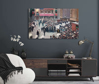 The Corpus Christi Procession Leaving The Church Of Santa Maria Del Mar by Ramon Casas