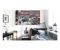 The Corpus Christi Procession Leaving The Church Of Santa Maria Del Mar by Ramon Casas