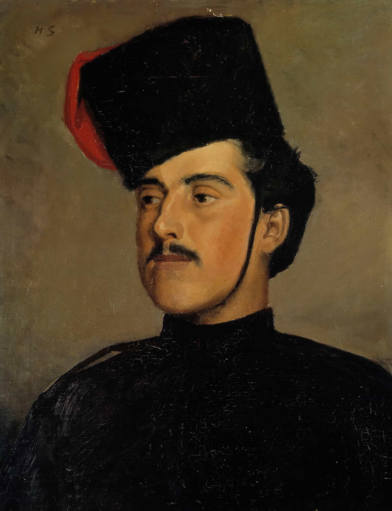 The Cossack The Beautiful Cossack by Helene Schjerfbeck