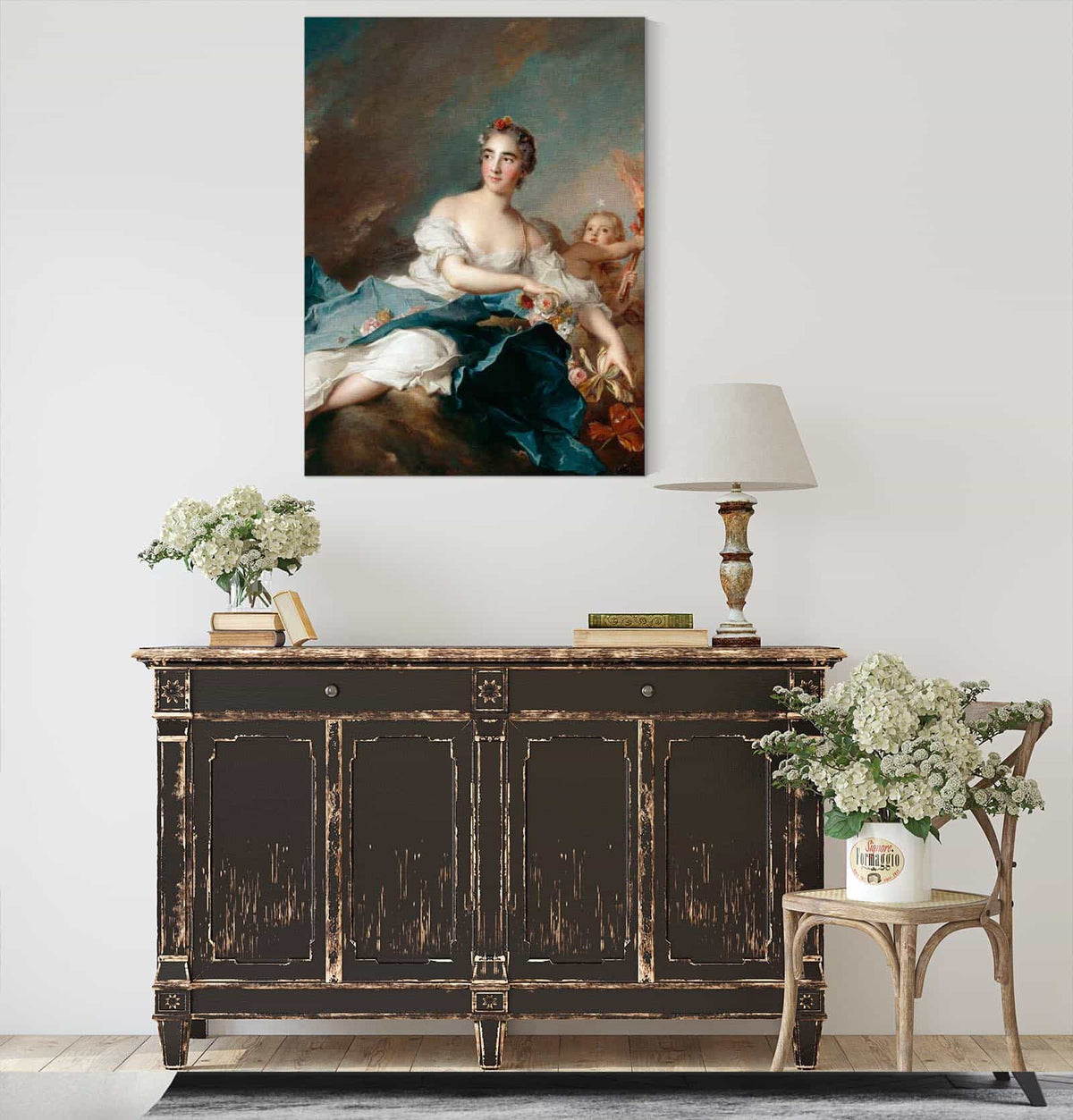 The Countess De Brac As Aurora by Jean Marc Nattier