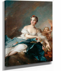 The Countess De Brac As Aurora by Jean Marc Nattier