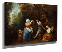 The Country Dance by Jean Antoine Watteau