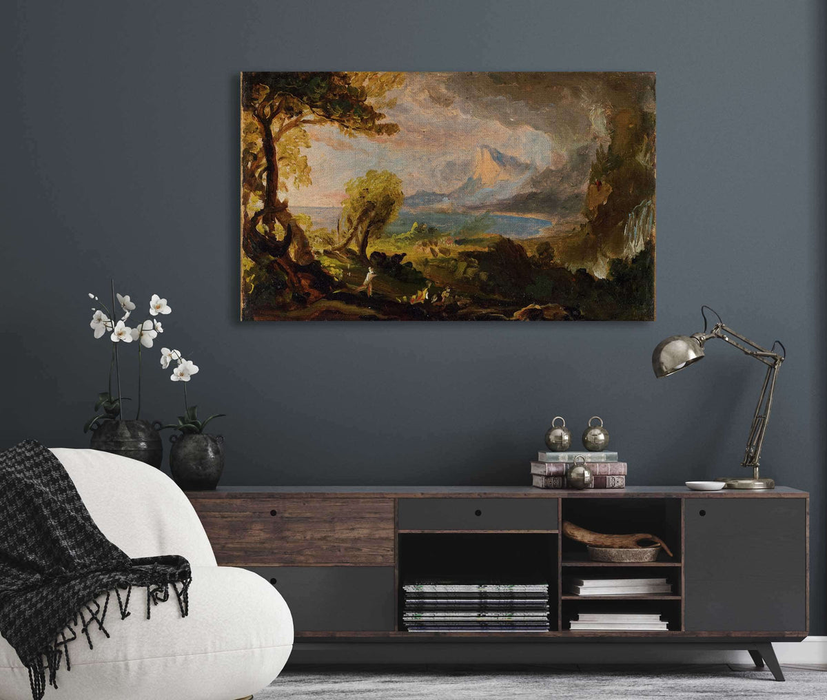 The Course Of Empire The Savage State by Thomas Cole