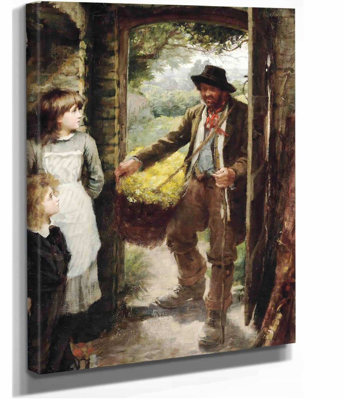 The Cowslip Gatherer by James Jebusa Shannon