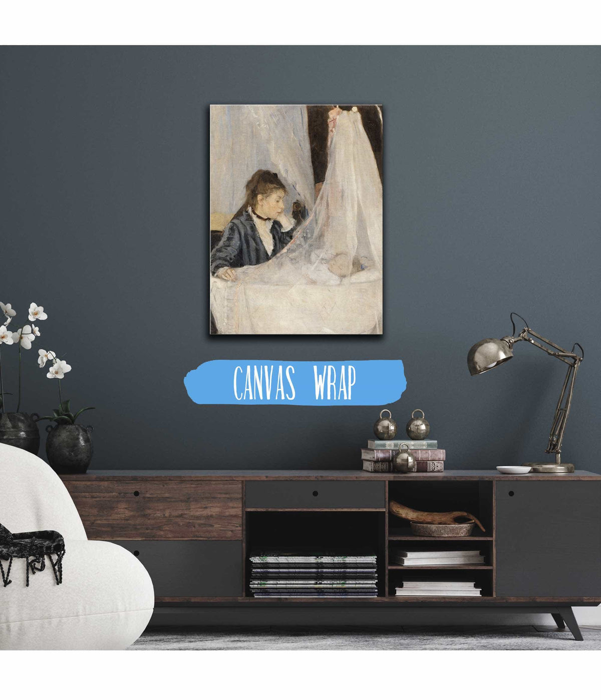 The Cradle by Berthe Morisot